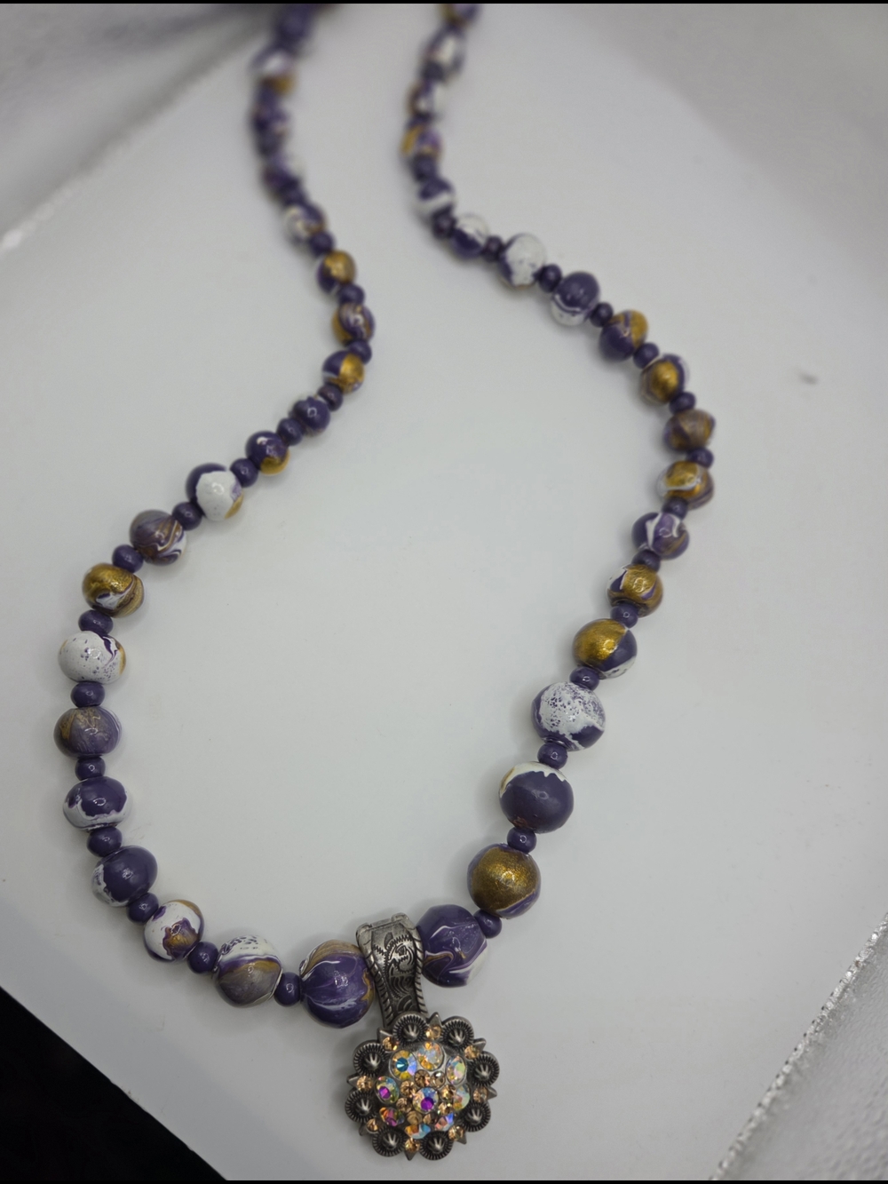 BHW Floral Bead Necklace